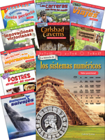 Operations, Algebraic Reasoning & Fractions for Third Grade Spanish Set (Mathematics Readers) 1493887793 Book Cover