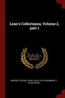 Lean’s Collectanea (Volume I) 1018051740 Book Cover