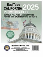 2025 California Plumbing Code, Title 24 Part 5 Loose-Leaf EasiTabs 1622707478 Book Cover