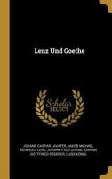 Lenz Und Goethe 1147658536 Book Cover