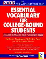 Arco Essential Vocabulary for College-Bound Students 0132893568 Book Cover