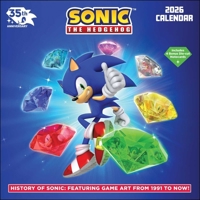 Sonic the Hedgehog 35th Anniversary 2026 Wall Calendar with Bonus Notecards 1419784390 Book Cover