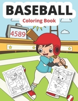 Baseball Coloring Book: For Kids B08Z9VZVQD Book Cover