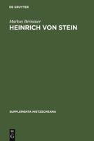 Heinrich Von Stein 3110161818 Book Cover