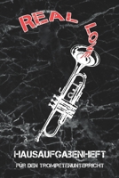 REAL LOVE I Hausaufgabenheft für den Trompetenunterricht I Notizbuch inkl. Notenlinienteil: Notizbuch, Musikliebhaber, Instrument, Musiker, Trompete, ... Kind, Erwachsene, Musik (German Edition) 1699460752 Book Cover