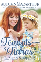 Teapots & Tiaras: A sweet and clean Christian opposites attract, enemies to love, plus size BBW heroine romance in London and Cambridge B097SL84SW Book Cover
