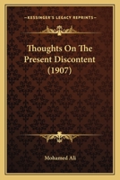 Thoughts On The Present Discontent B0FJVWQN6X Book Cover