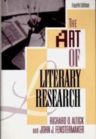 The Art of Literary Research 0393962407 Book Cover