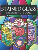 Stained Glass Coloring Book: Beautiful Designs To Color For Adults And Kids null Book Cover