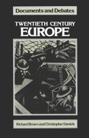 Twentieth Century Europe 0333279840 Book Cover