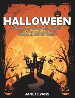 Halloween: Super Fun Coloring Books for Kids and Adults (Bonus: 20 Sketch Pages) 1633832341 Book Cover