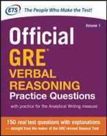 Official GRE Verbal Reasoning Practice Questions 9339217969 Book Cover