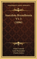 Anecdota Bruxellensia V1-3 (1896) 116078633X Book Cover