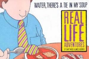 Waiter, There's a Tie in My Soup: A Real Life Adventure (Wise, Gary. Real Life Adventures.) 0836217144 Book Cover