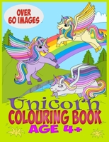 Unicorn Colouring Book 4+ B08NF2QNZH Book Cover