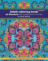 Adult Coloring Book - 50 Mandala with Quotes About Success: A coloring book for adults that's full of wonderful inspiration! 099448240X Book Cover