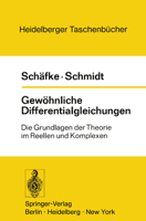 Gewohnliche Differentialgleichungen: Die Grundlagen Der Theorie Im Reellen Und Komplexen 3540058656 Book Cover