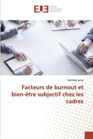 Facteurs de burnout et bien-être subjectif chez les cadres 3841666361 Book Cover