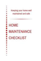 Home Maintenance Checklist 1077117531 Book Cover