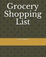 Grocery Shopping List 1724032410 Book Cover