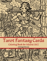 Tarot Fantasy Cards Coloring Book for Adults 1 & 2 169642710X Book Cover