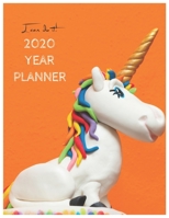 I Can Do It 2020 Year Planner: Unicorn Is Real Dream Come True Unicorn Kawaii Unicorn Monthly and Yearly Planner Blank Lined Themed Year Planner ... 110 Pages for Learning Professional Business 1674648960 Book Cover