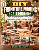 DIY Furniture Making for Beginners: A Step-by-Step Woodworking Guide to Master Essential Tools, Simple Joinery, and Build Beautiful, Sturdy Furniture Projects with Confidence B0HM43HGQ7 Book Cover