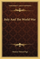 Italy and the World War 153995885X Book Cover