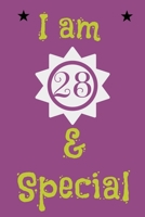 I am 28 and Special: Unicorn Journal and Sketchbook for 28 Year Old Girlss, A Gratitude Journal for 28 Year Old Girls,100 Lined Pages, 1661919235 Book Cover