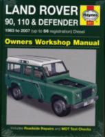Land Rover 90, 110 and Defender Diesel Service and Repair Manual: 1983 to 2007 (Haynes Service and Repair Manuals) 1844256030 Book Cover