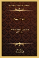 Proletcult 1018808019 Book Cover