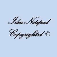 Idea Notepad Copyrighted 1977509339 Book Cover