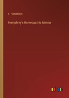 Humphrey's Homeopathic Mentor 3368835327 Book Cover