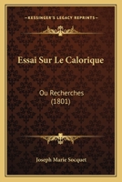 Essai Sur Le Calorique 0274750775 Book Cover