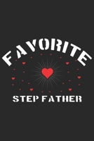 Favorite Step Father: Gift for your dad,uncle,step dad,grandpa,father in law and also for fathers day gift 1699884765 Book Cover