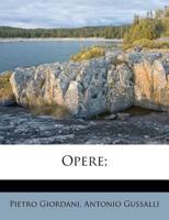 Opere; 1273698517 Book Cover