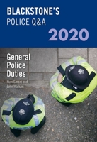 Blackstone's Police Q&A 2020 Volume 4: General Police Duties 0198848706 Book Cover