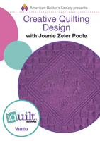 DVD - Creative Quilting Design: Complete Iquilt Class 1604603615 Book Cover