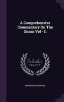 A Comprehensive Commentary On The Quran Vol - Ii 1021127256 Book Cover