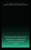 Freedom of Expression: A Critical and Comparative Analysis 0415471559 Book Cover