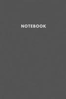 Notebook: Plain Design Notebook Journal Composition Book Gray Color 1694306429 Book Cover