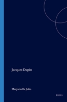 Jacques Dupin (Collection Monographique Rodopi En Littérature Française Contemporaine, 43) (French Edition) 9042018461 Book Cover