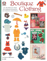 Boutique Clothing : 100+ Mini Patterns for Simple Felt Clothing and Acessories - for Scrapbooks, Cards & More (Design Originals by Suzanne McNeill #5250) 1574215604 Book Cover