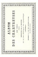 Album des Chartreuses B084QM5B2W Book Cover