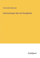 Untersuchungen über die Flüssigkeiten 3382033380 Book Cover
