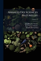 Annales Des Sciences Naturelles; Volume 12 114245049X Book Cover