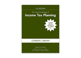 The Tools & Techniques of Income Tax Planning 0872186946 Book Cover