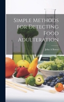 Simple Methods for Detecting Food Adulteration 102220808X Book Cover