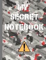 MY SECRET NOTEBOOK: Restricted Area Property of | Notebook and Sketchbook Combo for both Boys and Girls 1700316389 Book Cover