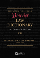 Sheppards Bouvier: Law Dictionary 0735568529 Book Cover